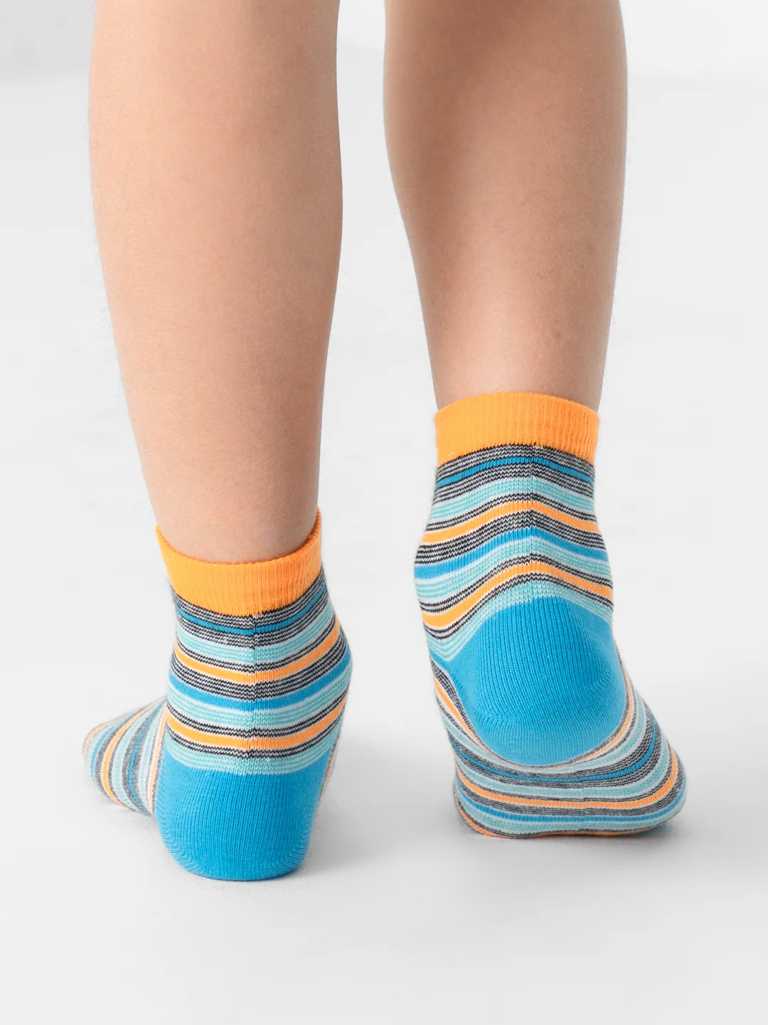 Голубой носки детские Omsa kids 21p12, в полоску