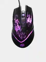 Черный мышь Oklick 888G INFINITY, с подсветкой