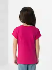 Фуксия футболка детская для девочки, 100% хлопок, 8 - 12 лет
