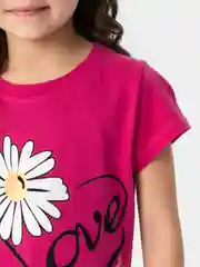 Фуксия футболка детская для девочки, 100% хлопок, 8 - 12 лет