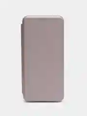 Серебряный чехол-книжка Redmi Note 12 Pro 5G / Redmi Note 12 Pro Plus 5G (Редми Нот 12 про плюс +)