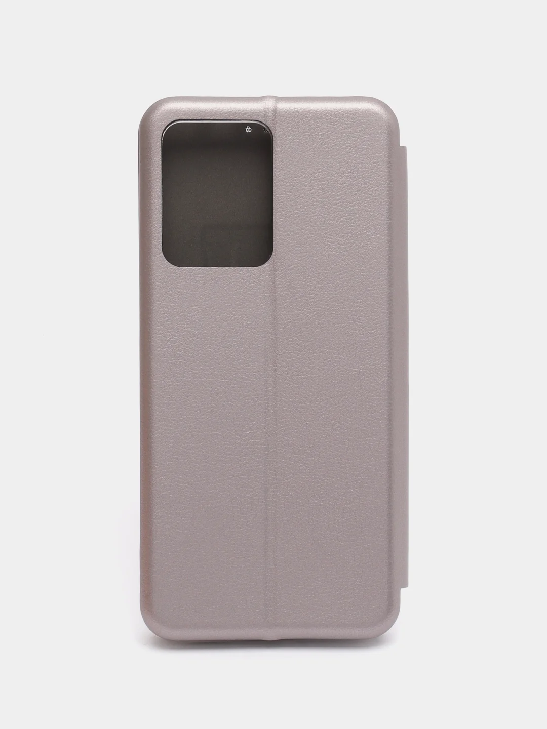 Серебряный чехол-книжка Redmi Note 12 Pro 5G / Redmi Note 12 Pro Plus 5G (Редми Нот 12 про плюс +)