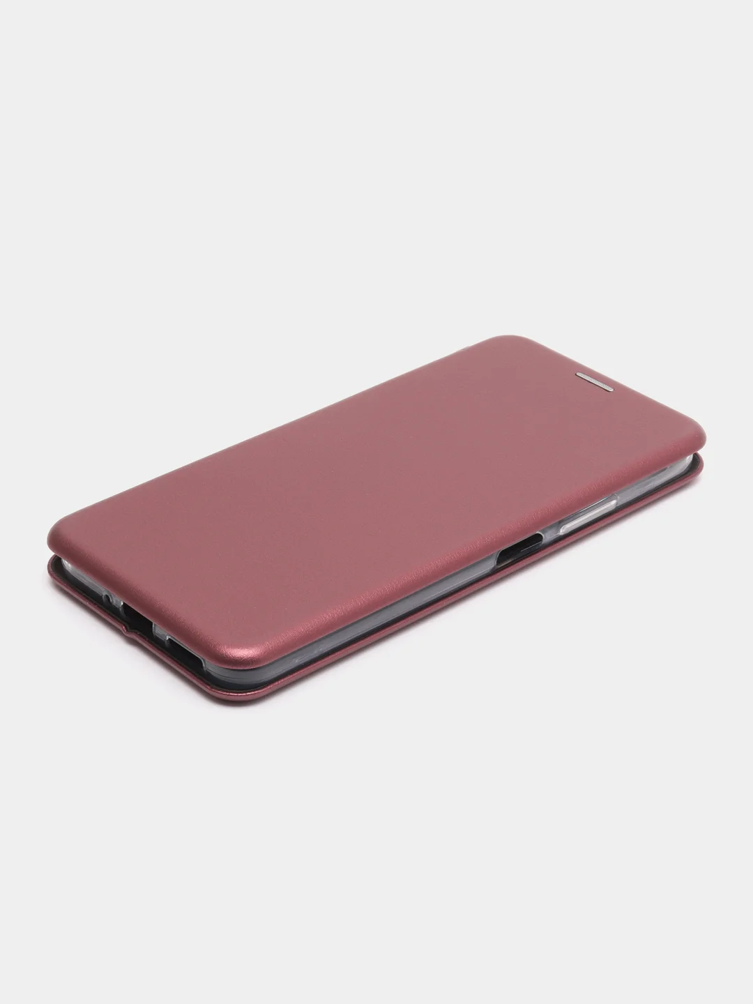 Багровый чехол-книжка для Xiaomi Redmi Note 12 / Poco X5 (Редми Нот 12 / Поко Х5)