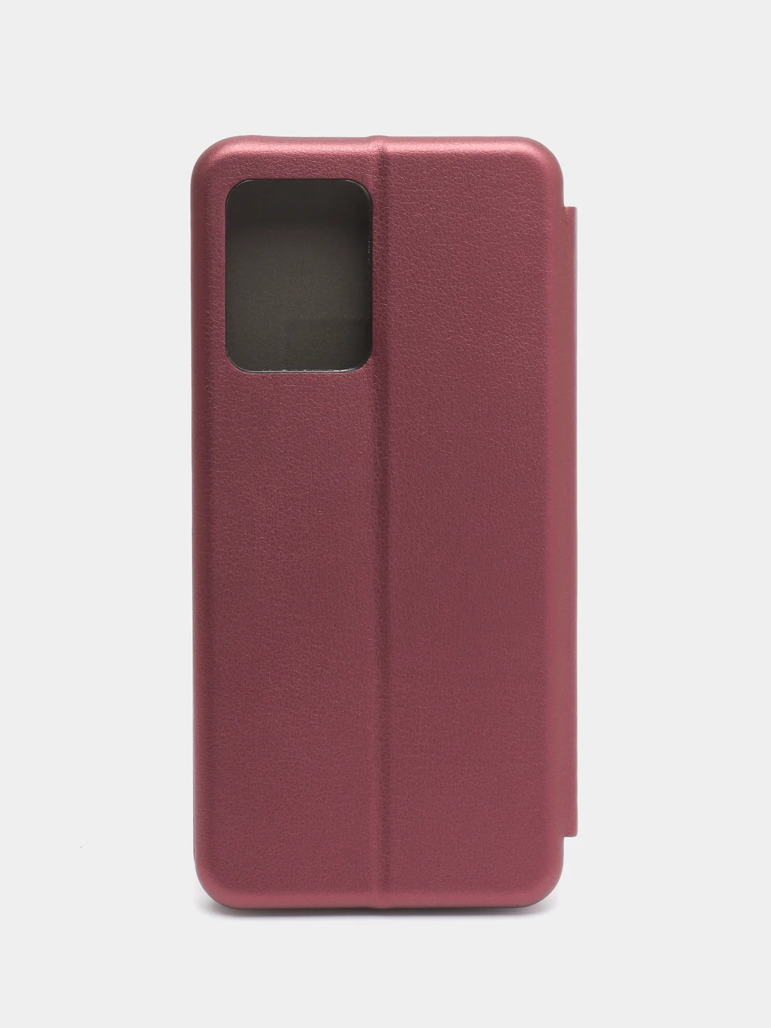 Багровый чехол-книжка для Xiaomi Redmi Note 12 / Poco X5 (Редми Нот 12 / Поко Х5)