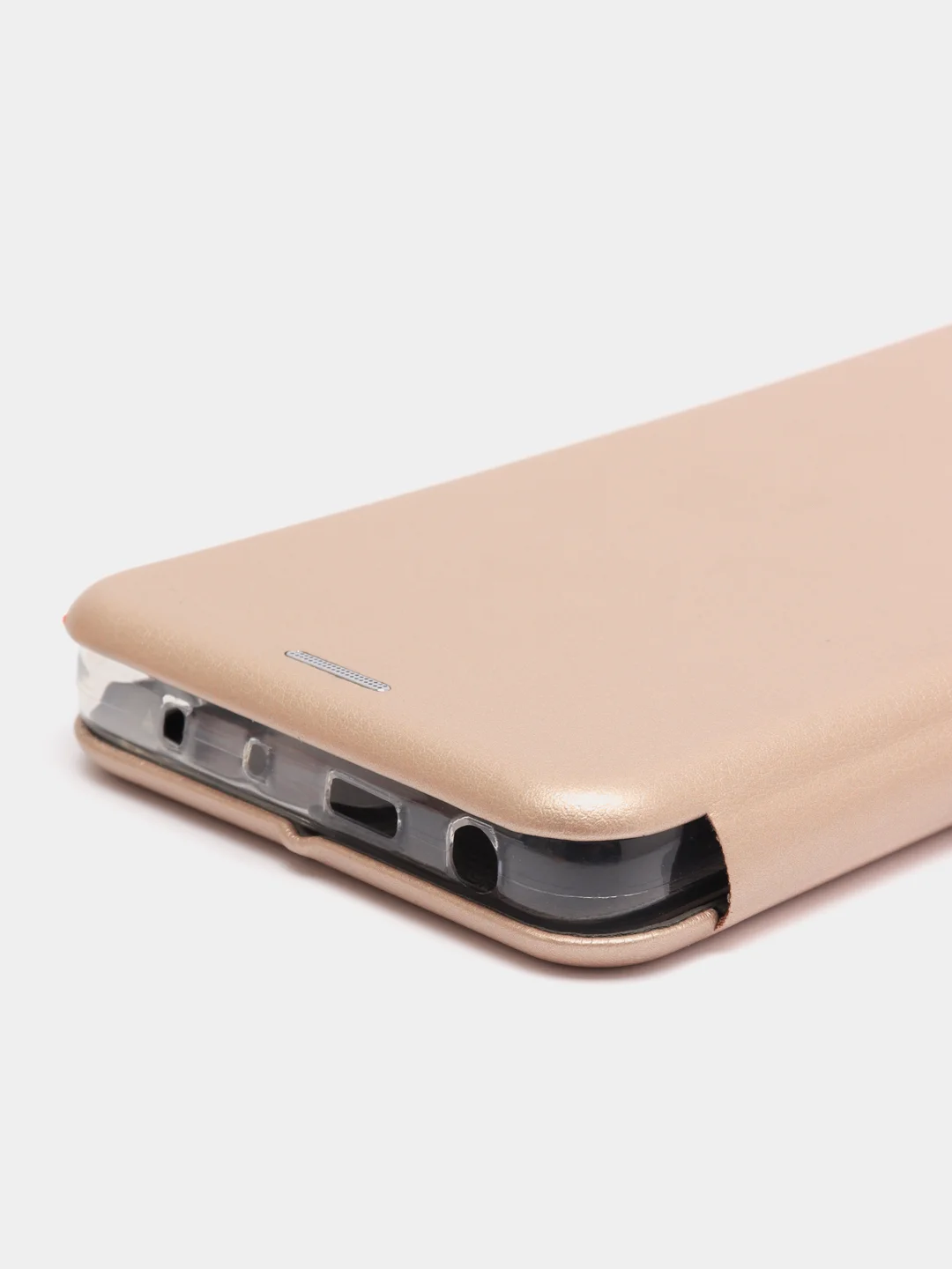 Золотой чехол-книжка Redmi Note 12 Pro 5G / Redmi Note 12 Pro Plus 5G (Редми Нот 12 про плюс +)