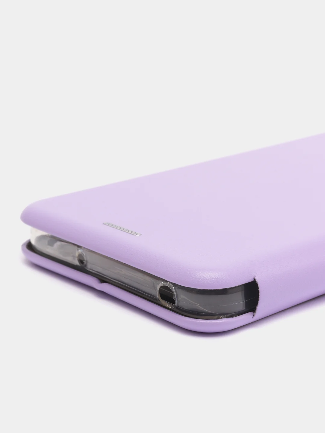 Сиреневый чехол-книжка Xiaomi Poco M5 / Poco M4 5G  (Поко М5)
