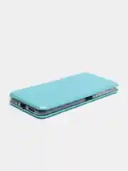 Голубой чехол-книжка для Xiaomi Redmi Note 12 / Poco X5 (Редми Нот 12 / Поко Х5)