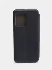Темно-синий чехол-книжка Redmi Note 12 Pro 5G / Redmi Note 12 Pro Plus 5G (Редми Нот 12 про плюс +)