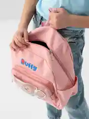 Розовый портфель детский