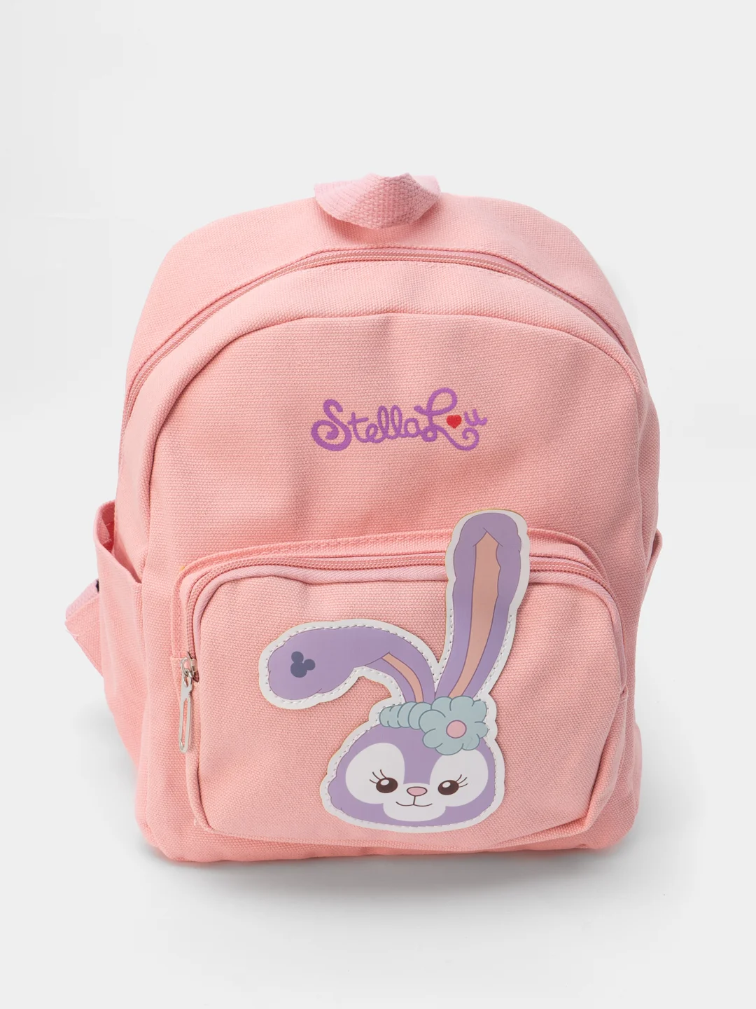 Кораллово-розовый портфель детский
