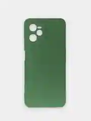 Тёмно-зелёный чехол силиконовый для Realme C35 / Реалми С35 Silicone Cover