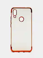 Красный xiaomi Redmi 7, Сяоми Редми 7 чехол прозрачный силиконовый с глянцевой рамкой