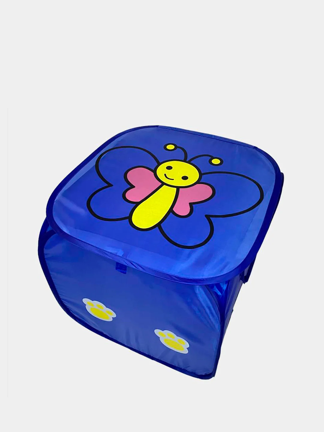 Синий корзина для игрушек