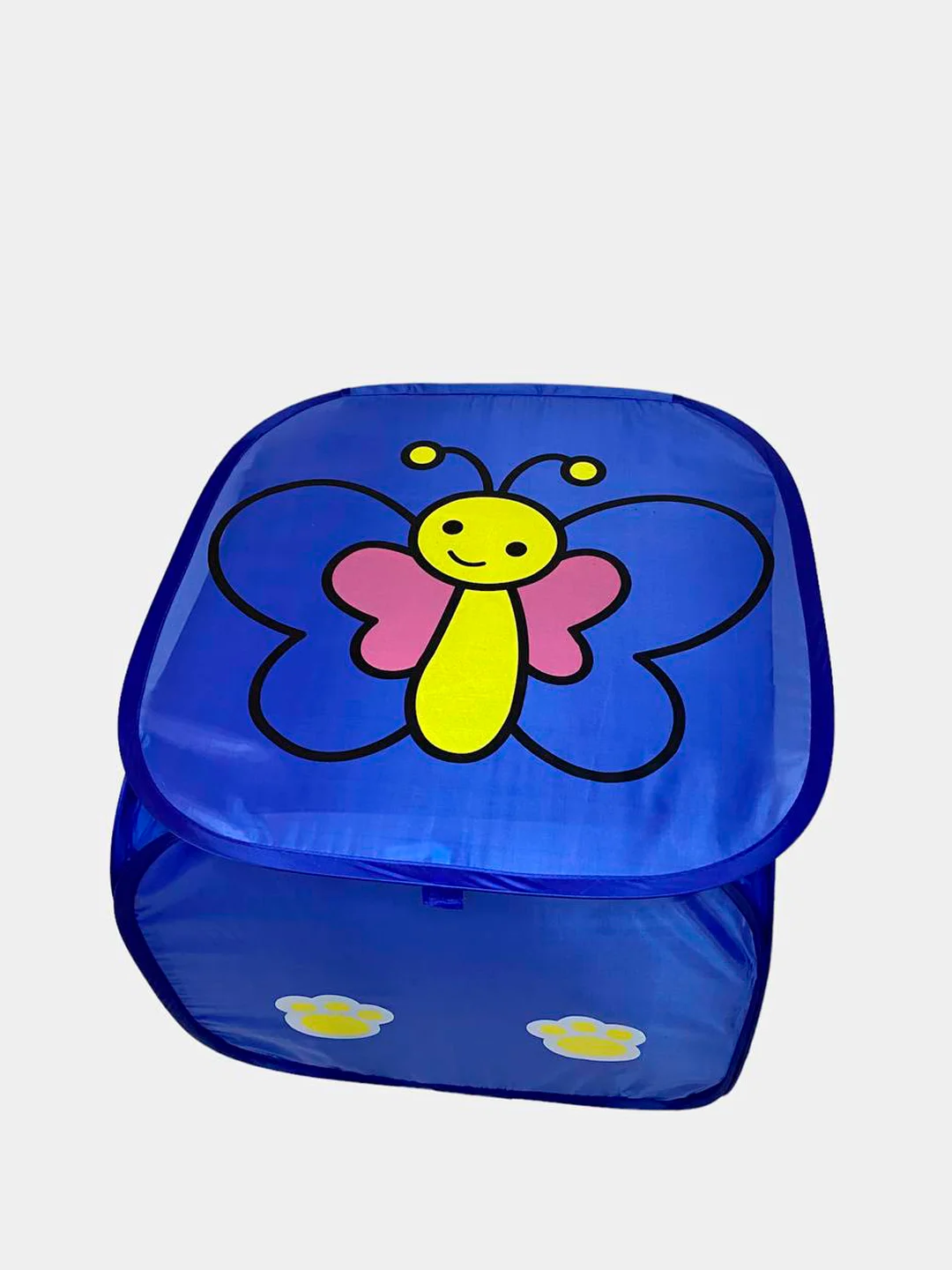 Синий корзина для игрушек