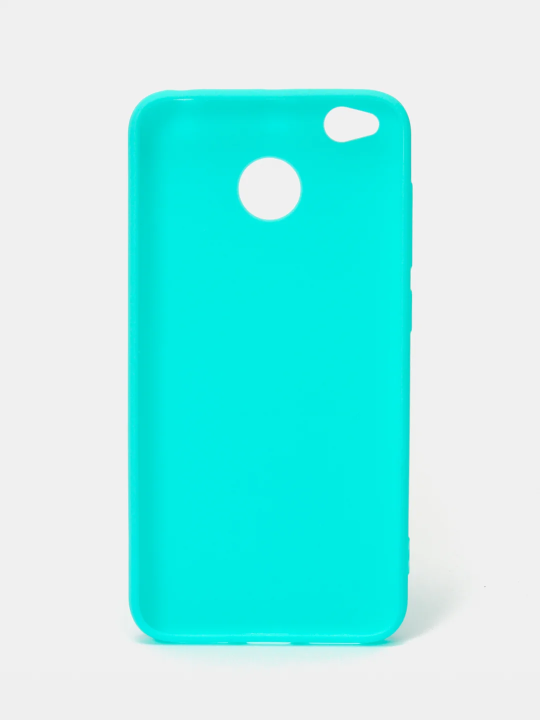 Бирюзовый чехол Xiaomi Redmi 4X, Сяоми Редми 4Х, силиконовый цветной матовый