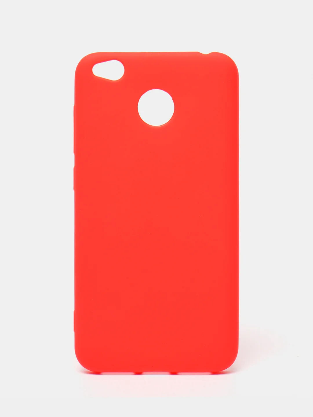 Красный чехол Xiaomi Redmi 4X, Сяоми Редми 4Х, силиконовый цветной матовый