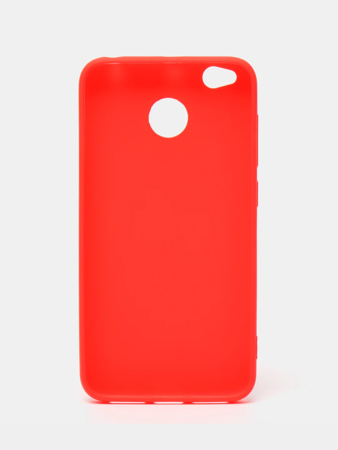 Красный чехол Xiaomi Redmi 4X, Сяоми Редми 4Х, силиконовый цветной матовый