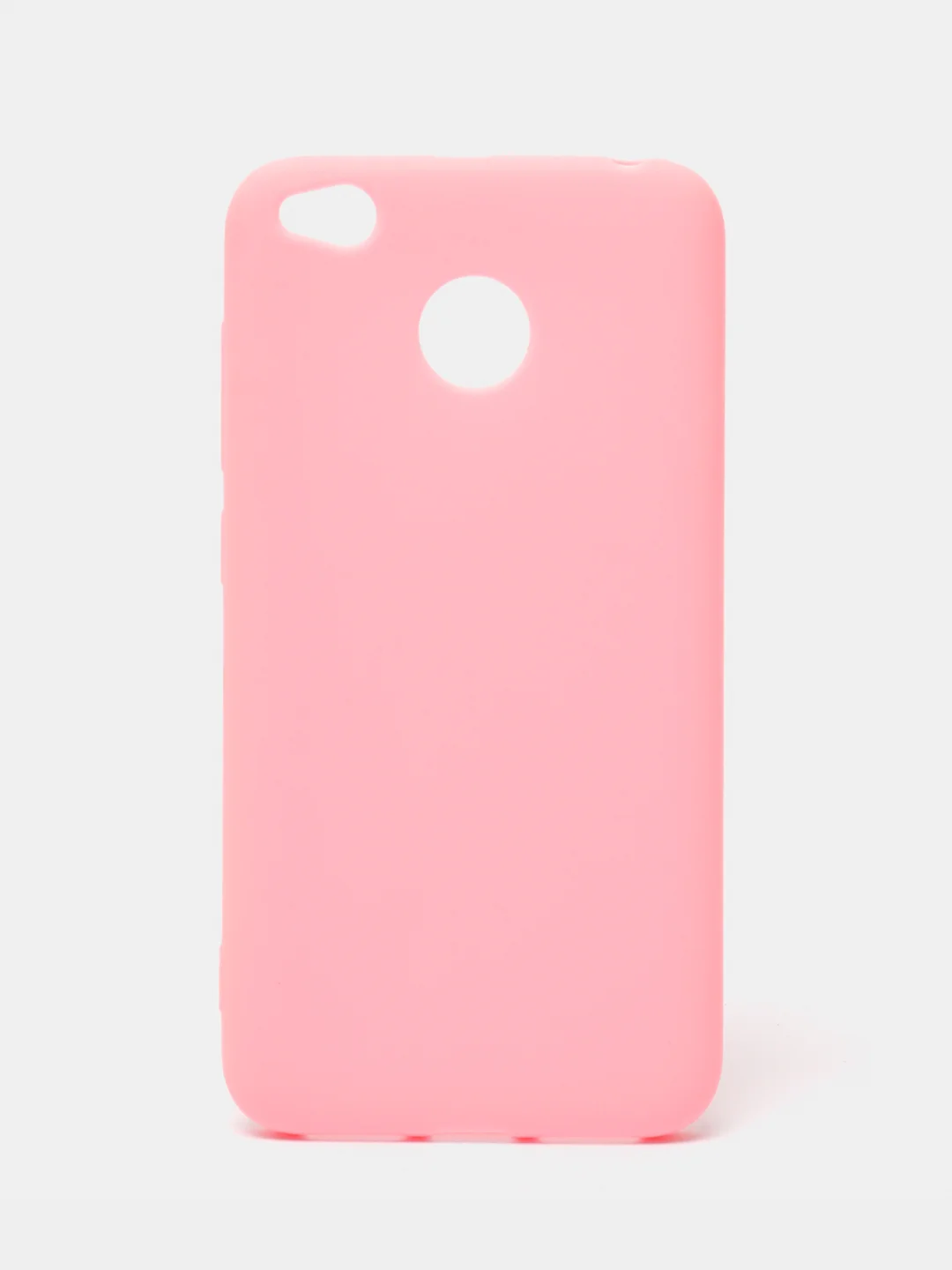 Розовый чехол Xiaomi Redmi 4X, Сяоми Редми 4Х, силиконовый цветной матовый