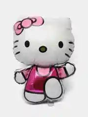 Фуксия воздушный шар фольгированный Hello Kitty (Хеллоу Китти)