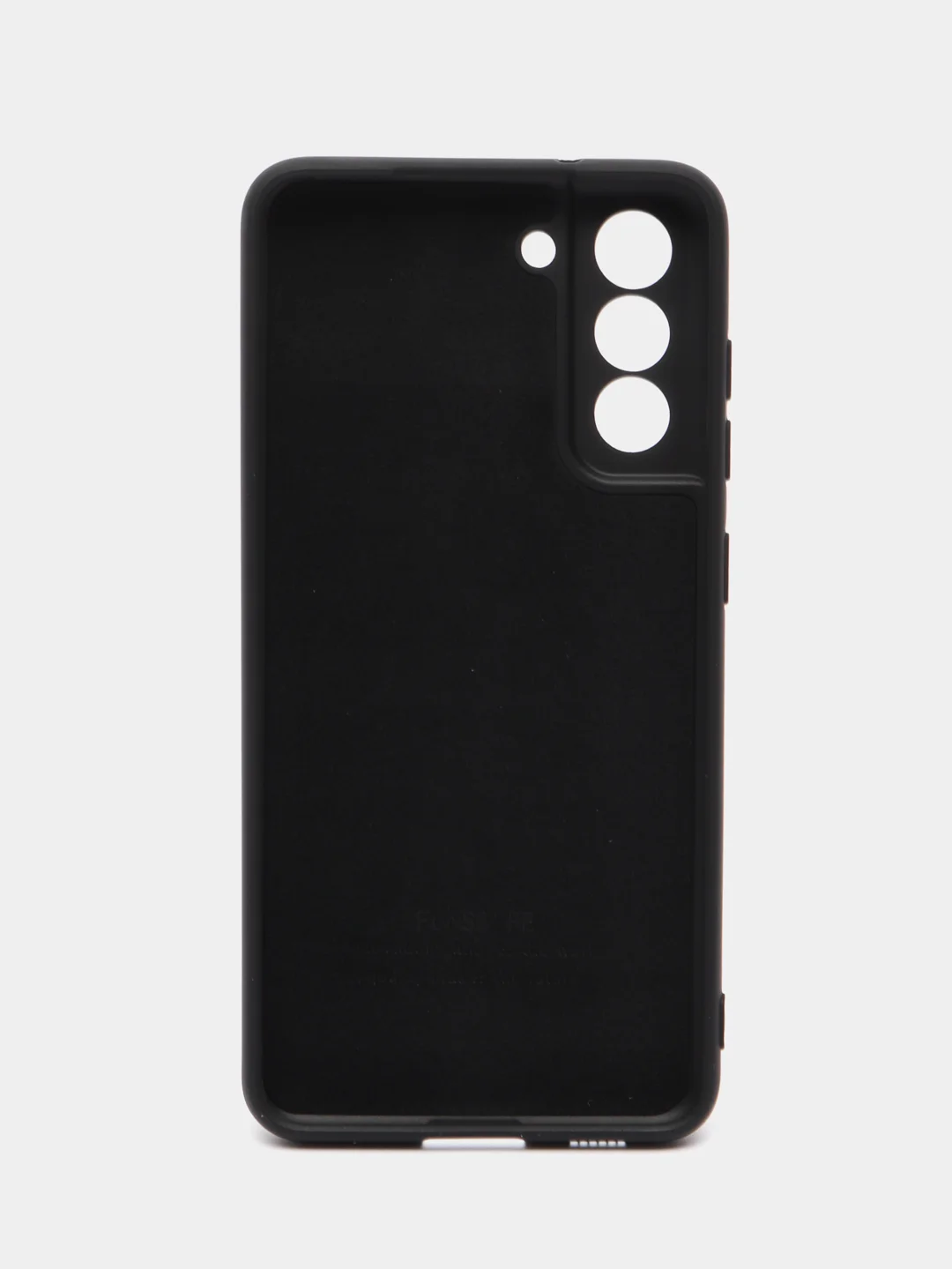 Черный чехол силиконовый Silicone Cover для Samsung Galaxy S21 FE, Самсунг Галакси С21 ФЕ