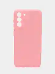 Розовый чехол силиконовый Silicone Cover для Samsung Galaxy S21 FE, Самсунг Галакси С21 ФЕ