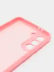 Розовый чехол силиконовый Silicone Cover для Samsung Galaxy S21 FE, Самсунг Галакси С21 ФЕ