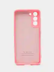 Розовый чехол силиконовый Silicone Cover для Samsung Galaxy S21 FE, Самсунг Галакси С21 ФЕ