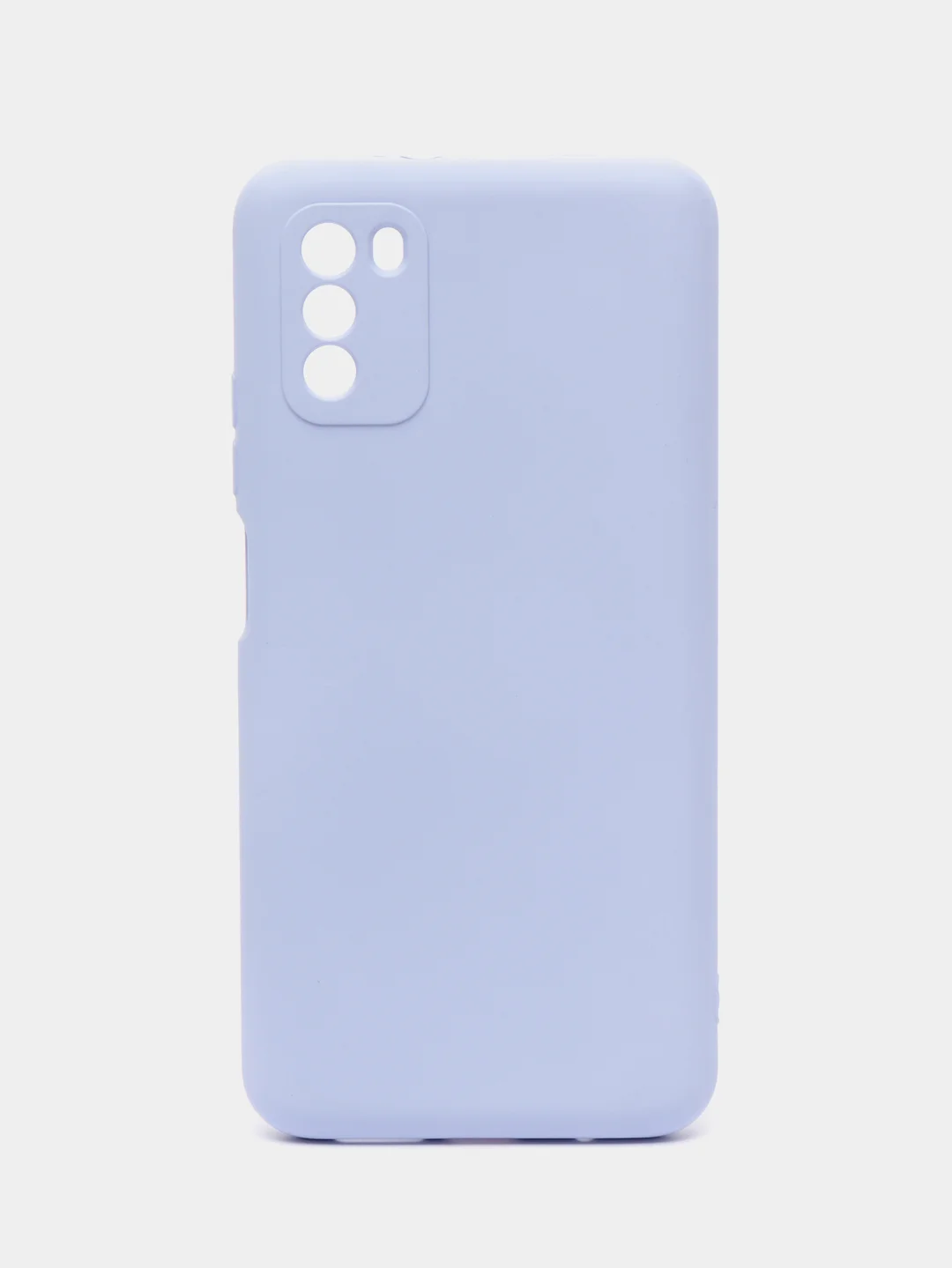 Небесно-голубой чехол силиконовый для Xiaomi Poco M3,Сяоми Поко М3 Silicone Cover