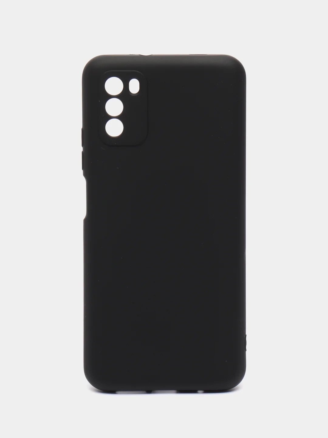 Черный чехол силиконовый для Xiaomi Poco M3,Сяоми Поко М3 Silicone Cover