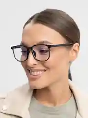 Серый металлик имиджевые матовые очки, очки компьютерные