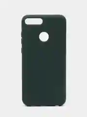 Тёмно-зелёный чехол силиконовый Silicone Cover для Huawei Honor 9 Lite, Хуавей Хонор 9 Лайт