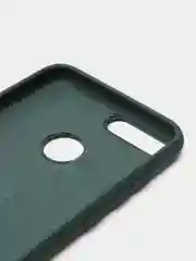 Тёмно-зелёный чехол силиконовый Silicone Cover для Huawei Honor 9 Lite, Хуавей Хонор 9 Лайт