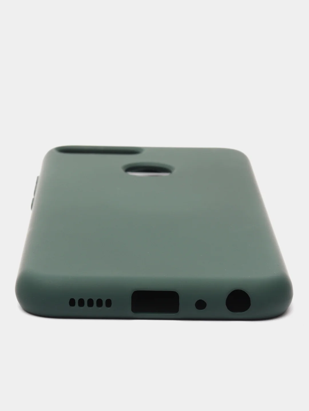 Тёмно-зелёный чехол силиконовый Silicone Cover для Huawei Honor 9 Lite, Хуавей Хонор 9 Лайт