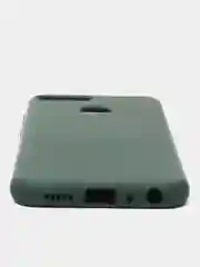 Тёмно-зелёный чехол силиконовый Silicone Cover для Huawei Honor 9 Lite, Хуавей Хонор 9 Лайт