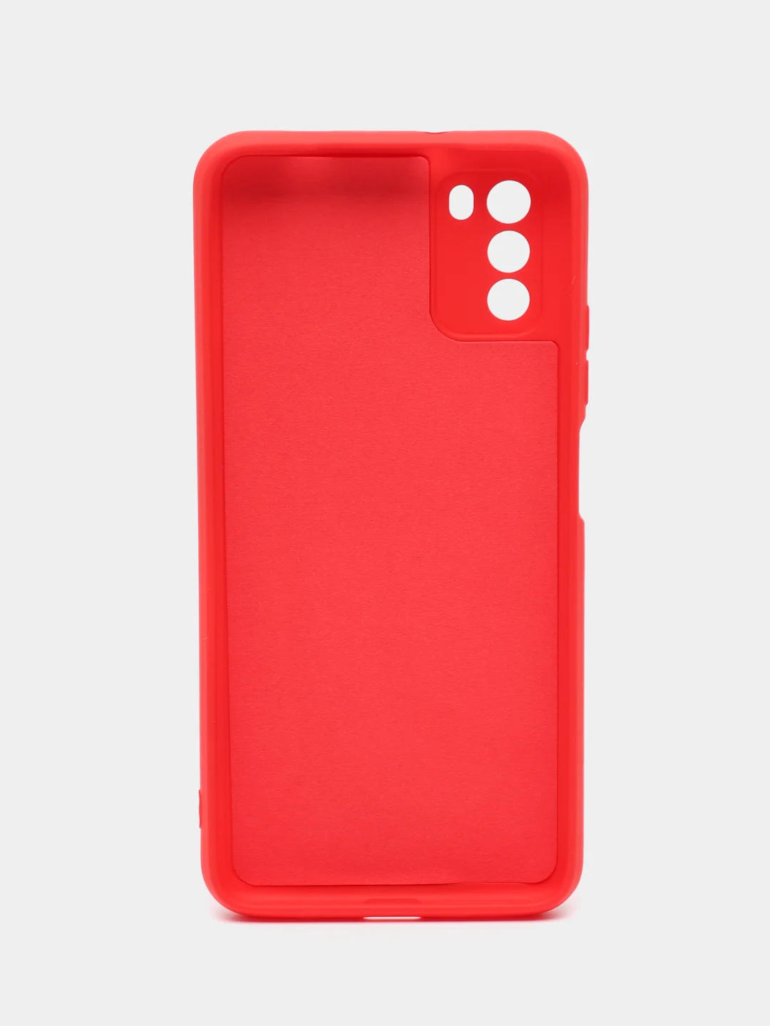 Красный чехол силиконовый для Xiaomi Poco M3,Сяоми Поко М3 Silicone Cover