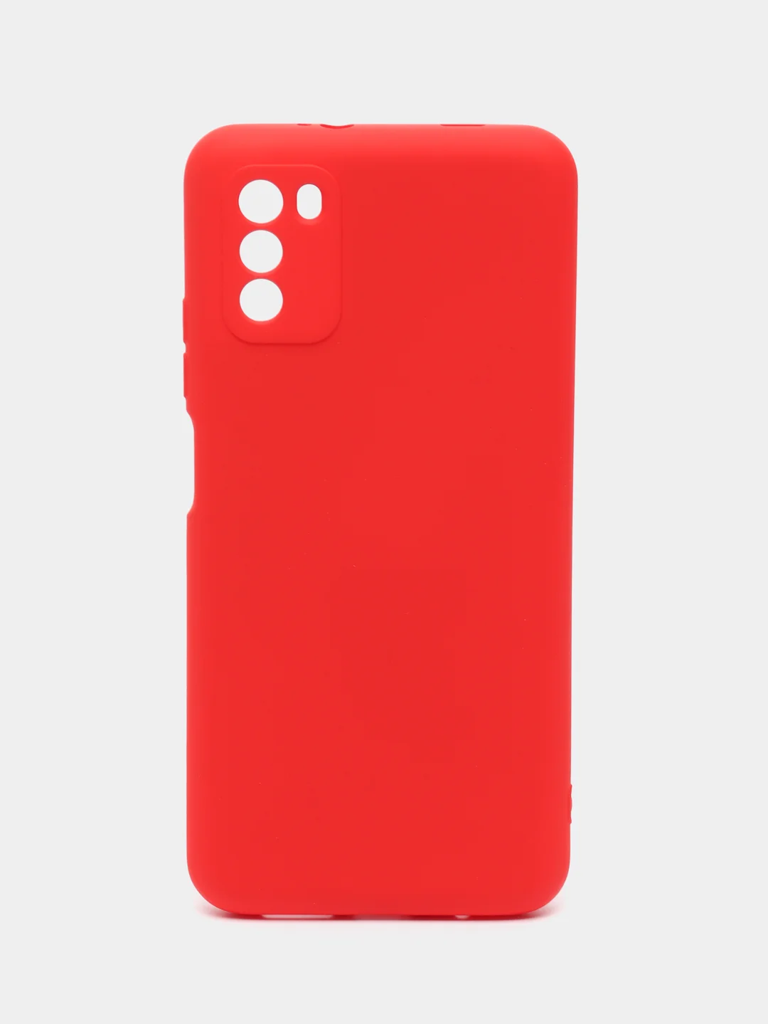 Красный чехол силиконовый для Xiaomi Poco M3,Сяоми Поко М3 Silicone Cover