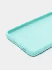 Бирюзовый чехол силиконовый Silicone Cover для Samsung Galaxy S21 FE, Самсунг Галакси С21 ФЕ