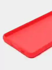 Красный чехол силиконовый Silicone Cover для Samsung Galaxy S21 FE, Самсунг Галакси С21 ФЕ