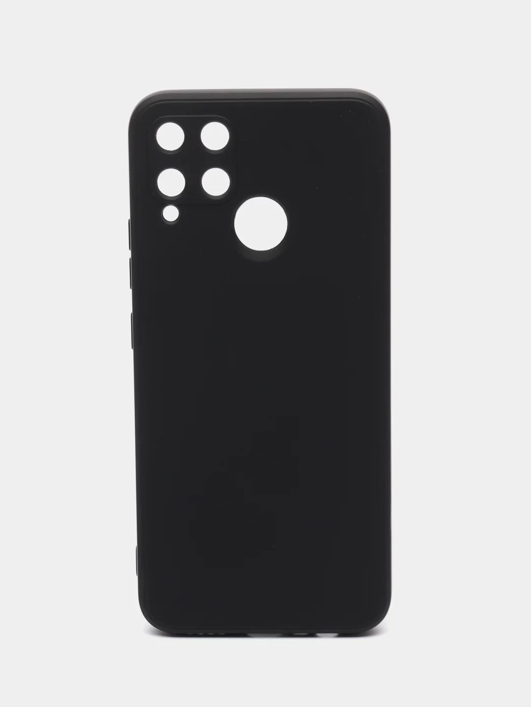Черный чехол силиконовый для Realme C15 / C25 / C25S / Реалми С15 / С25 Silicone Cover