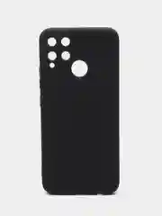 Черный чехол силиконовый для Realme C15 / C25 / C25S / Реалми С15 / С25 Silicone Cover