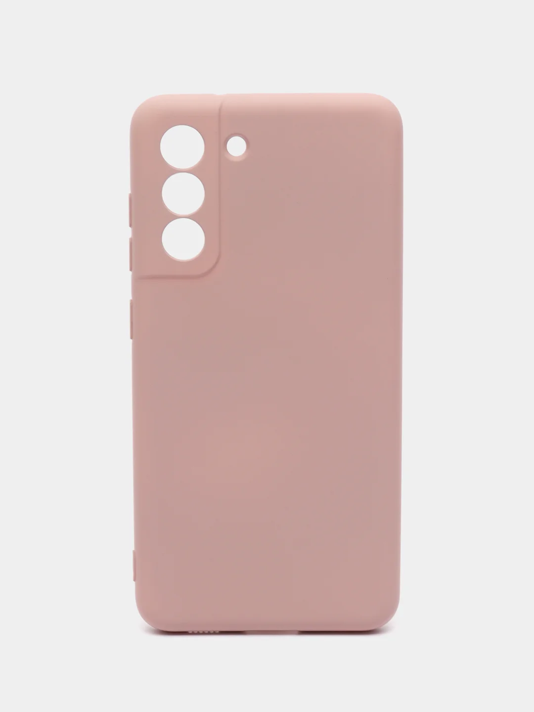 Бежевый меланж чехол силиконовый Silicone Cover для Samsung Galaxy S21 FE, Самсунг Галакси С21 ФЕ