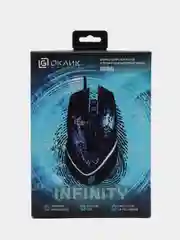 Черный мышь Oklick 888G INFINITY, с подсветкой