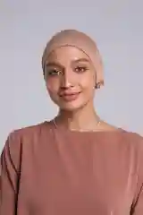 Песочный хаки шапка мусульманская на резинке и завязках