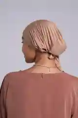 Песочный хаки шапка мусульманская на резинке и завязках