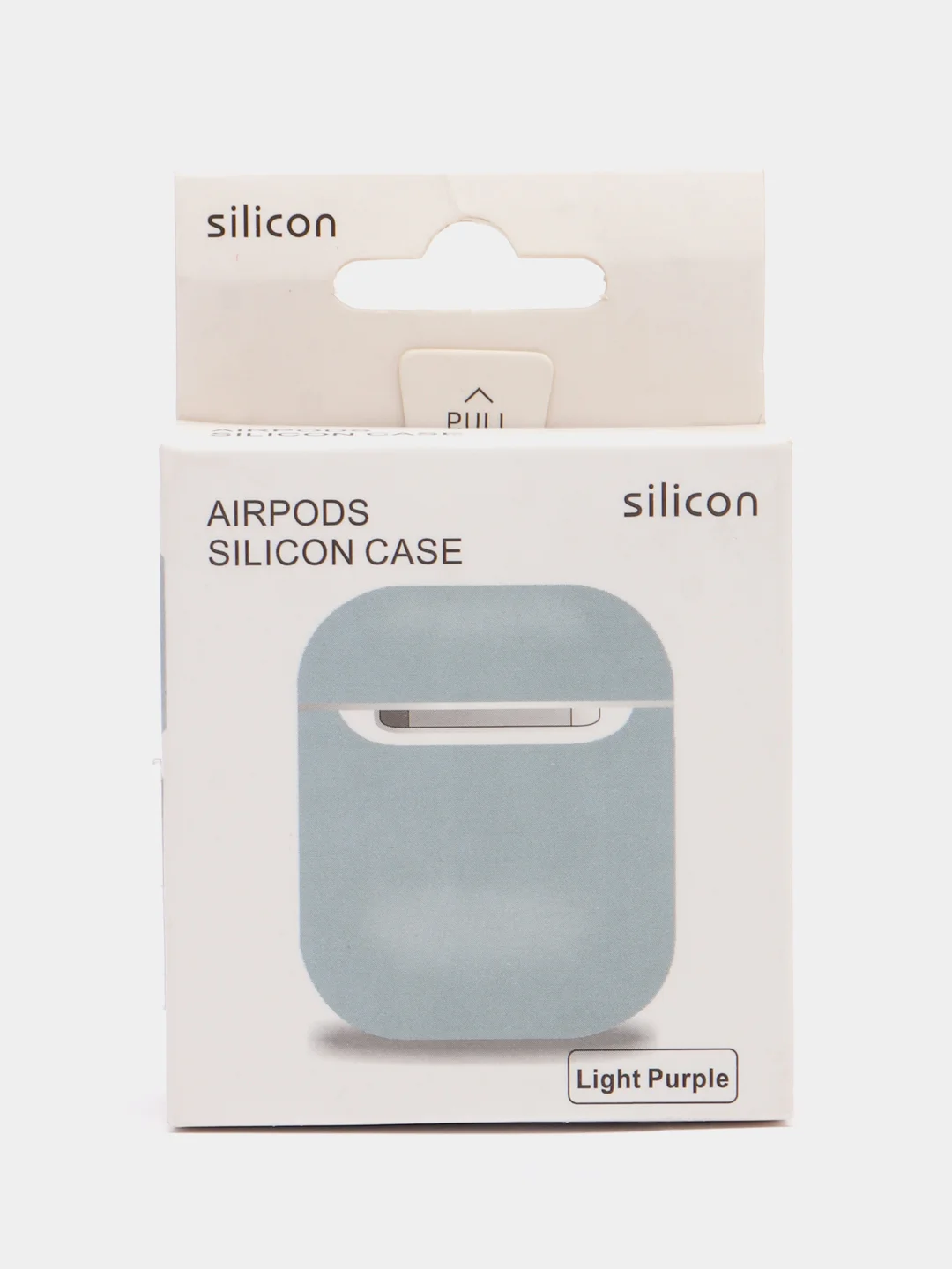 Серый чехол для AirPods 1/AirPods 2 силиконовый