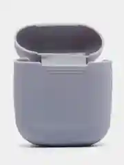 Серый чехол для AirPods 1/AirPods 2 силиконовый
