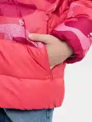 Пуховик для девочки с капюшоном Adidas