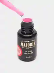 Розовый гель-лак для ногтей Majorik Coler 09, 8 г