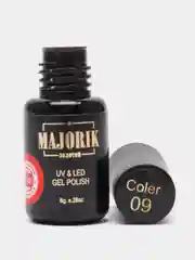 Розовый гель-лак для ногтей Majorik Coler 09, 8 г