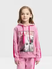 Худи для девочки с принтом "Barbie"